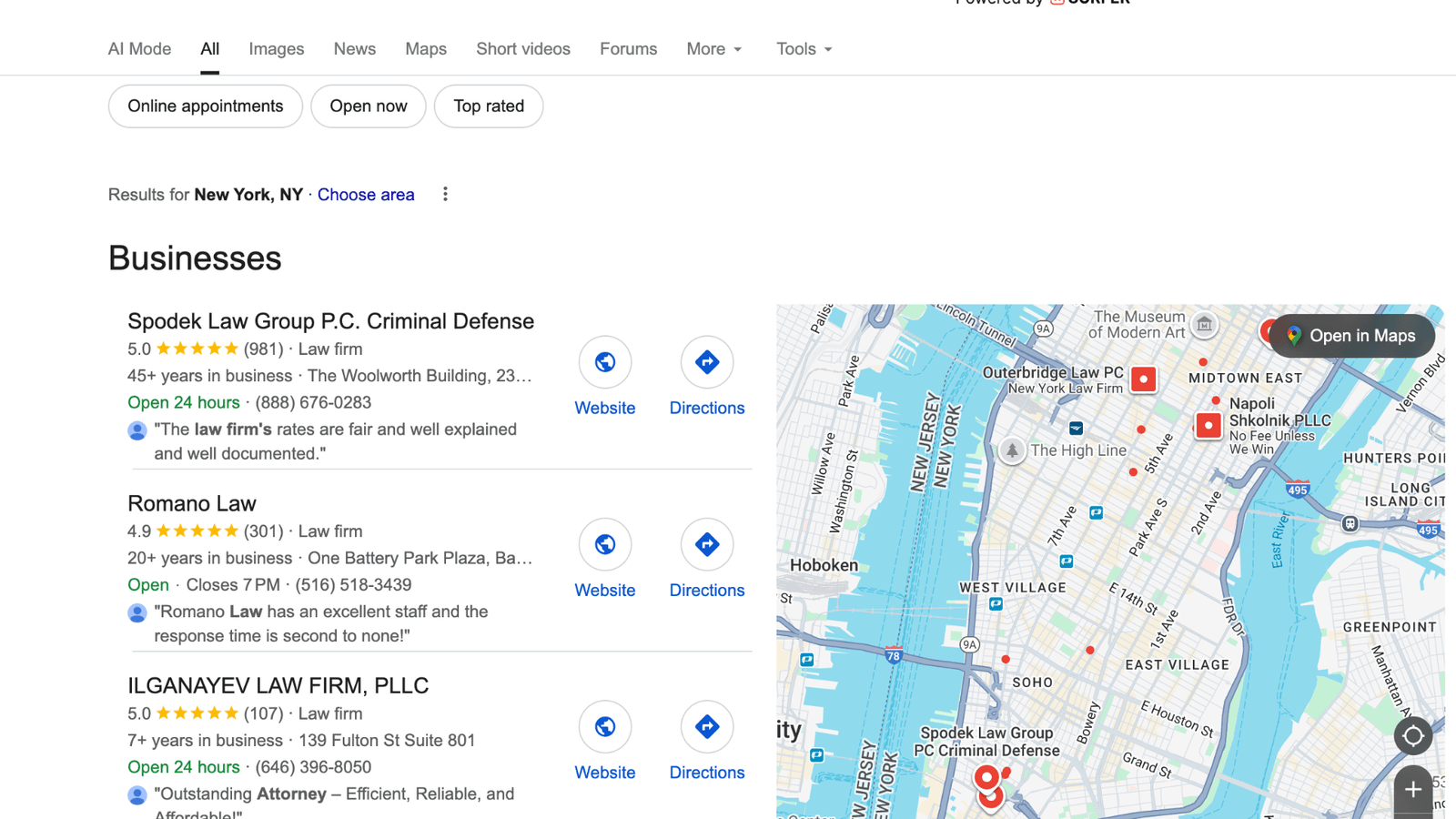 How to Get Your Law Firm Google Business Profile to the Top